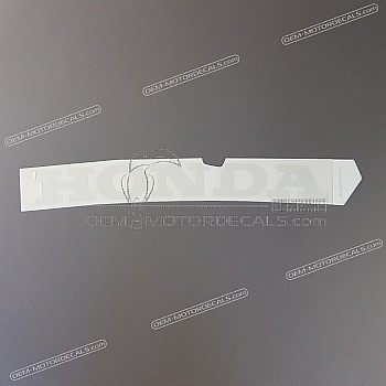 Belly pan decal, left side