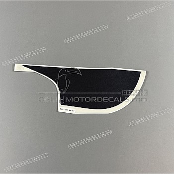 Belly pan decal, right side