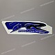 Honda VFR800 Carenatura Anteriore VFR 800 Adesivo Lato Sinistro OEM 64480MBGD00ZC Vinile Originale