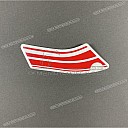Side fairing stripe, left side