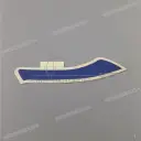 Tank cover stripe, left side