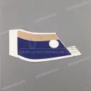 Tank cover decal, left side