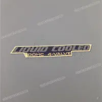 HONDA Emblemat na prawą owiewkę NX 250, prawa strona 64601-KW3-610ZA