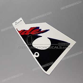 Front cowling decal, right side