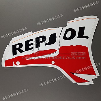 Side cowling decal, right side