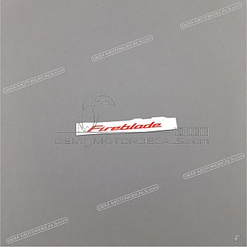 Side cowling decal