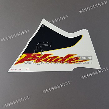 Side cowling decal, left side