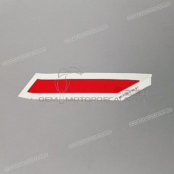 Side cowling decal, right side