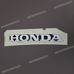 Belly pan decal, right side