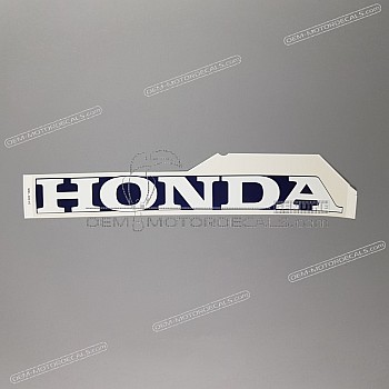 Belly pan decal