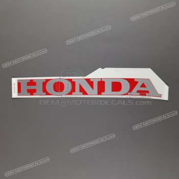 Belly pan decal, right side