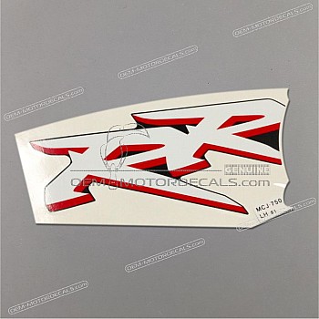 Side cowling decal, left side