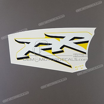 Side cowling decal, left side