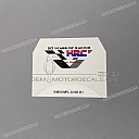 Sticker voor achterzadelkap CBR
