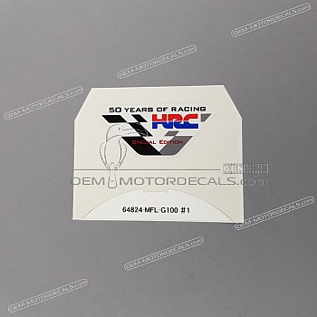 Rear seat cowl CBR graphic stripe