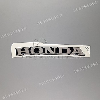 Belly pan decal, left side