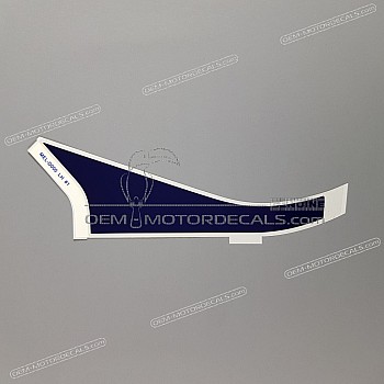 Belly pan decal, left side