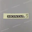 Rear seat cowl HONDA emblem