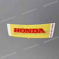 HONDA Heck-Soziusabdeckung HONDA Emblem 64841-MFL-760ZD
