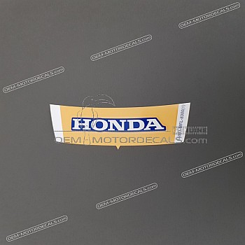 Rear seat cowl HONDA emblem