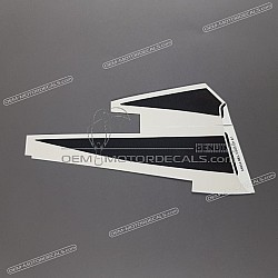 De pegatinas de tanque, juego, lado izquierdo