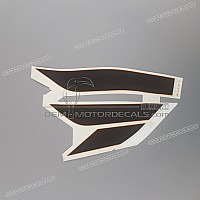 HONDA Autocollant de carénage supérieur, côté droit 64857-MEL-D10ZA