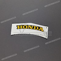 HONDA Right Side Cover HONDA Logo Decal 77215-MAL-E00ZD