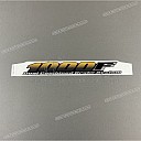 Autocollant arrière de coque de selle