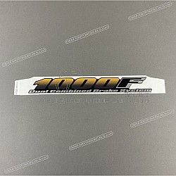 Heckverkleidung Aufkleber