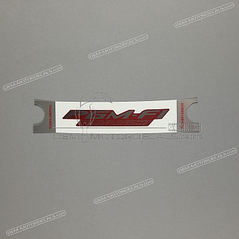 Autocollant carénage arrière queue