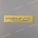 Seitenverkleidungs-PGM-FI-Emblem, rechte Seite