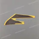 Tail cowl decal, right side