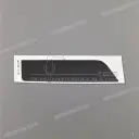 Rear seat cowl decal, right side