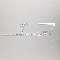 HONDA Aufkleber für Heckverkleidung 77229-MA6-620ZA