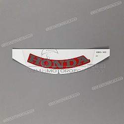 Adesivo posteriore coda carena