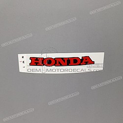 Autocollant carénage arrière queue