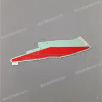 HONDA Seat cowl stripe, left side 77264-MW4-300ZA