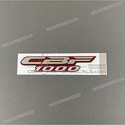 Kontpaneel sticker
