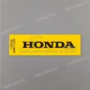 HONDA-sticker op achterspatbord, rechterzijde
