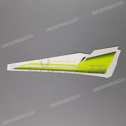 Bovenkuip sticker, linkerkant