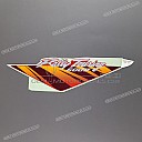 Side cowl TRANSALP graphic, left side