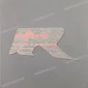 Belly pan decal, right side