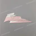 Side cowling decal, right side