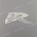 Belly pan decal, right side