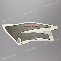 HONDA Heckverkleidung Aufkleber, Linke Seite 83552-GCM-890ZA
