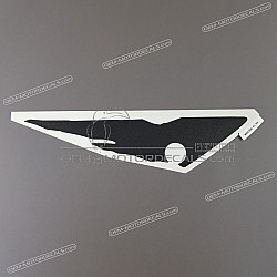 Frame cowling decal, right side