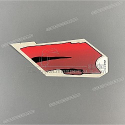 Frame cowling decal, right side