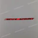 Tail cowl decal, left side