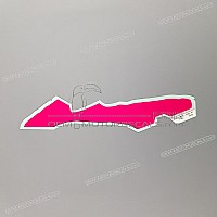 HONDA Autocollant de flanc de carénage, côté droit 83614-MV9-930ZB