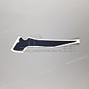 Frame cowling stripe, right side